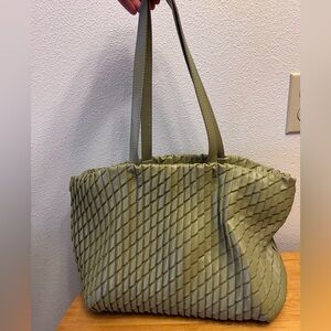 Elegant Olive Green Tote Bag/ Purse